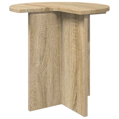 vidaXL Side Table 2 pcs Sonoma Oak Ø 39 x 38 cm Engineered Wood 5