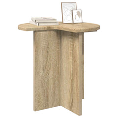 vidaXL Side Table 2 pcs Sonoma Oak Ø 39 x 38 cm Engineered Wood 3