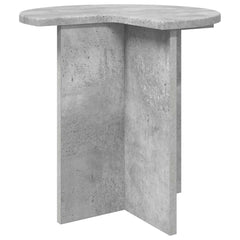 vidaXL Side Table 2 pcs Concrete Grey Ø 39 x 38 cm Engineered Wood 4