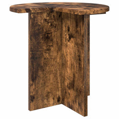 vidaXL Side Table 2 pcs Smoked Oak Ø 39 x 38 cm Engineered Wood 5