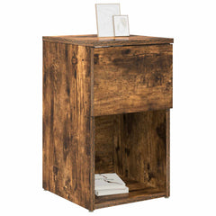 vidaXL Bed Cabinet 2 pcs Smoked Oak 29 x 31.5 x 49 cm Engineered Wood 3