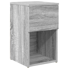 vidaXL Bed Cabinet 2 pcs Grey Sonoma 29 x 31.5 x 49 cm Engineered Wood 5