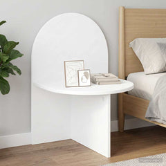 vidaXL Bedside Table White 48 x 49 x 65 cm Engineered Wood 1