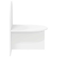 vidaXL Bedside Table White 48 x 49 x 65 cm Engineered Wood 5