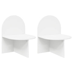 vidaXL Bedside Table 2 pcs White 48 x 49 x 65 cm Engineered Wood 2