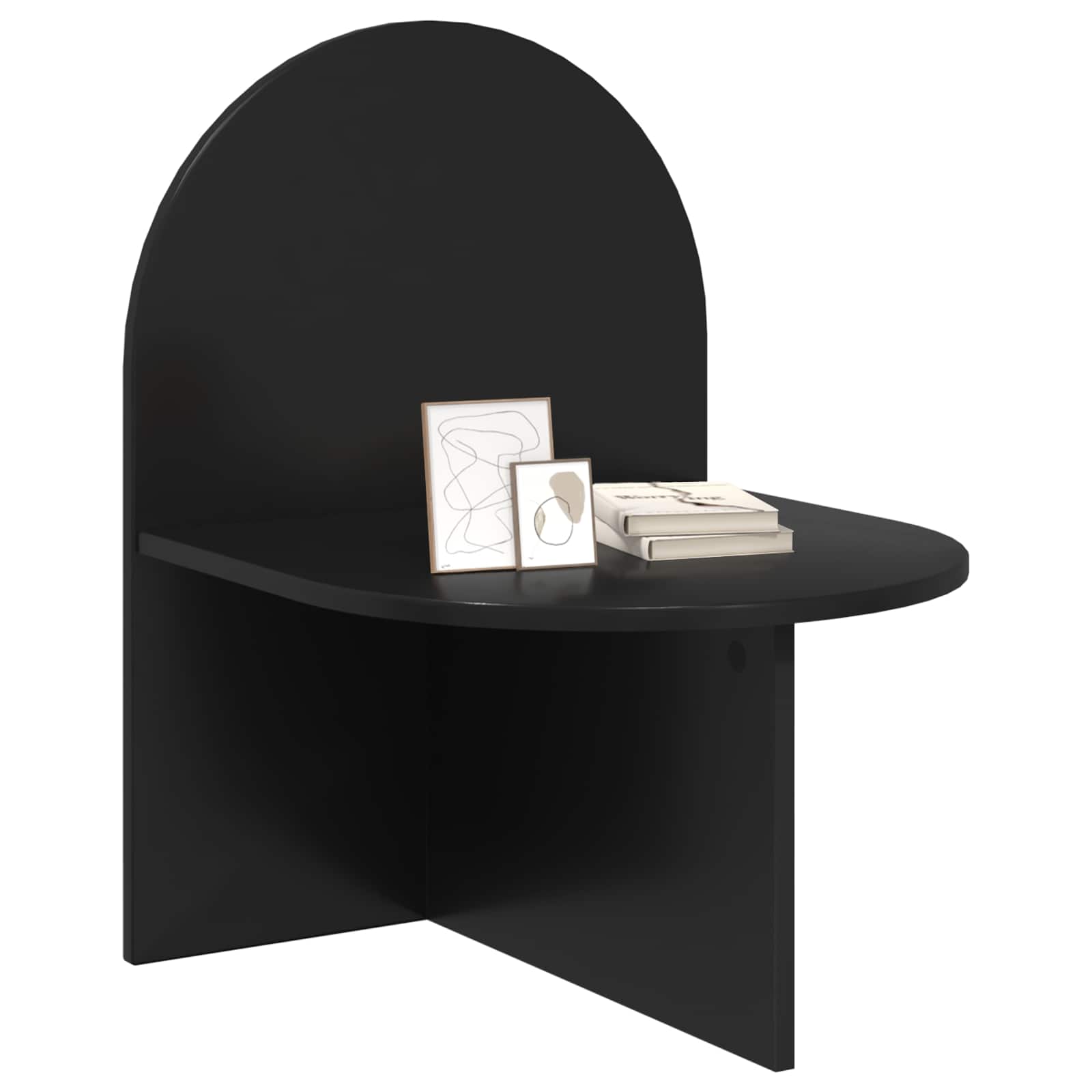 vidaXL Bedside Table 2 pcs Black Oak 48 x 49 x 65 cm Engineered Wood 3