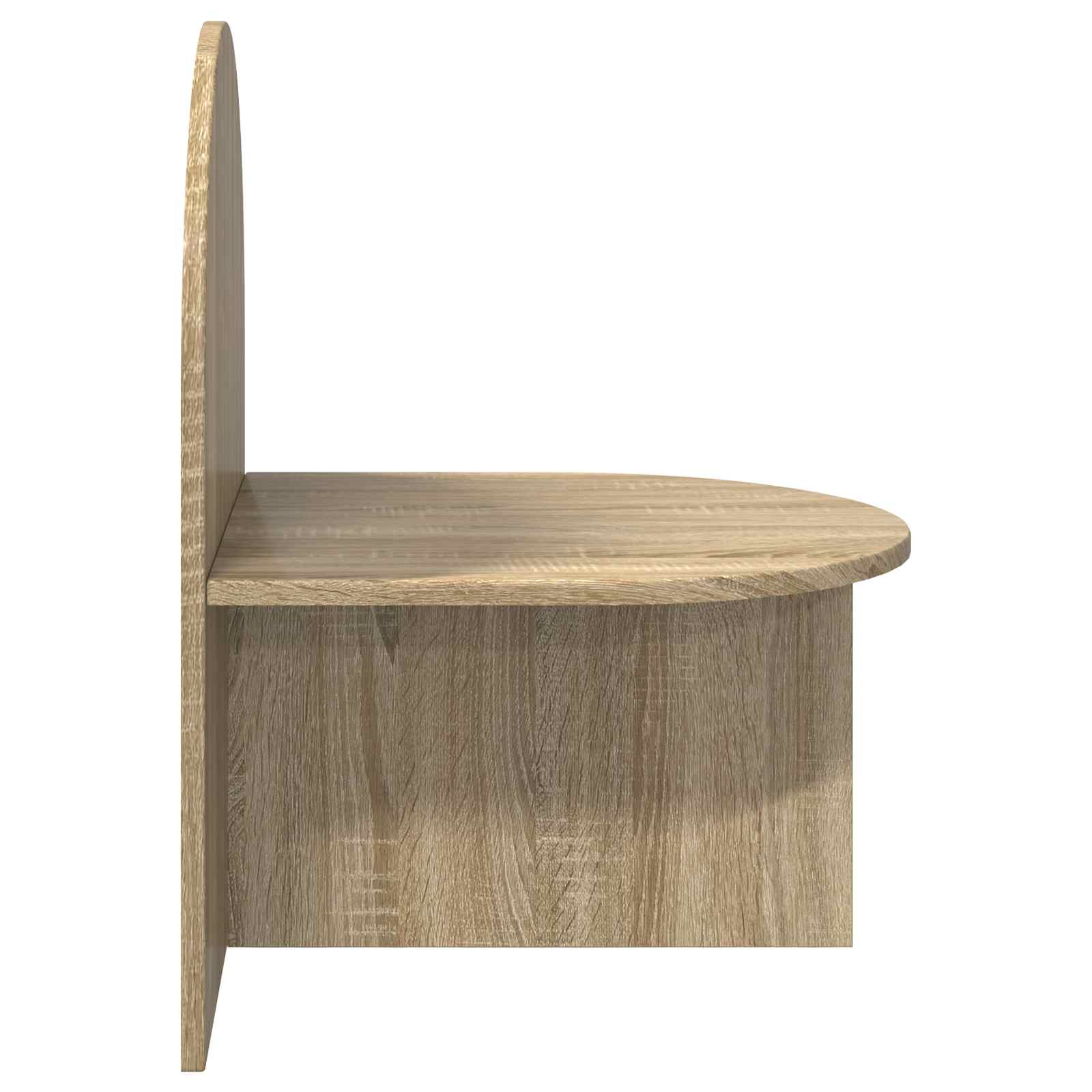 vidaXL Bedside Table Sonoma Oak 48 x 49 x 65 cm Engineered Wood 5