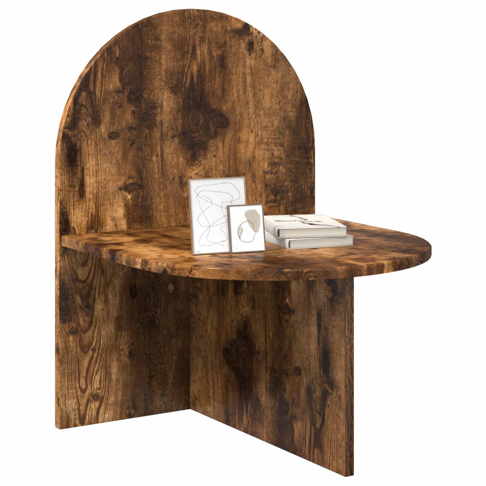 vidaXL Bedside Table Smoked Oak 48 x 49 x 65 cm Engineered Wood 3
