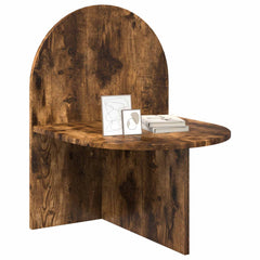 vidaXL Bedside Table Smoked Oak 48 x 49 x 65 cm Engineered Wood 3
