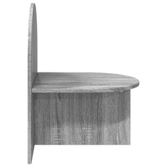 vidaXL Bedside Table Grey Sonoma 48 x 49 x 65 cm Engineered Wood 5