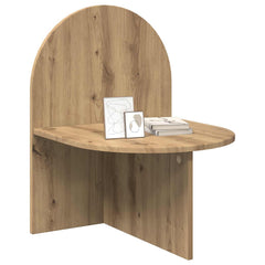 vidaXL Bedside Table Artisan Oak 48 x 49 x 65 cm Engineered Wood 3