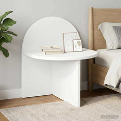 vidaXL Bedside Table 2 pcs White 40 x 35.5 x 45.5 cm Engineered Wood 1