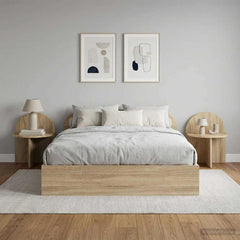 vidaXL Bedside Table 2 pcs Sonoma Oak 40 x 35.5 x 45.5 cm 4
