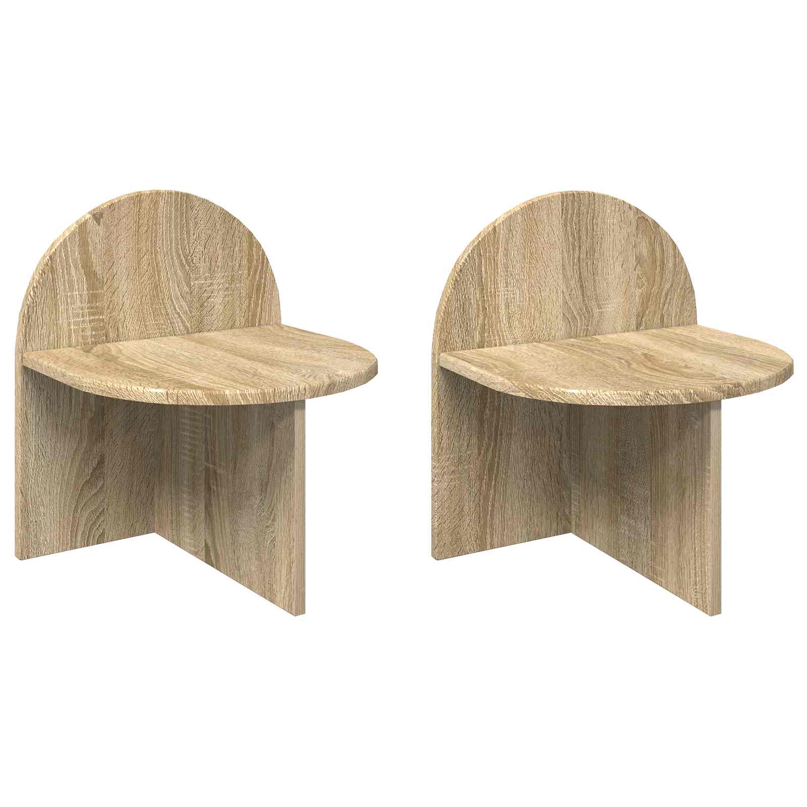vidaXL Bedside Table 2 pcs Sonoma Oak 40 x 35.5 x 45.5 cm 2