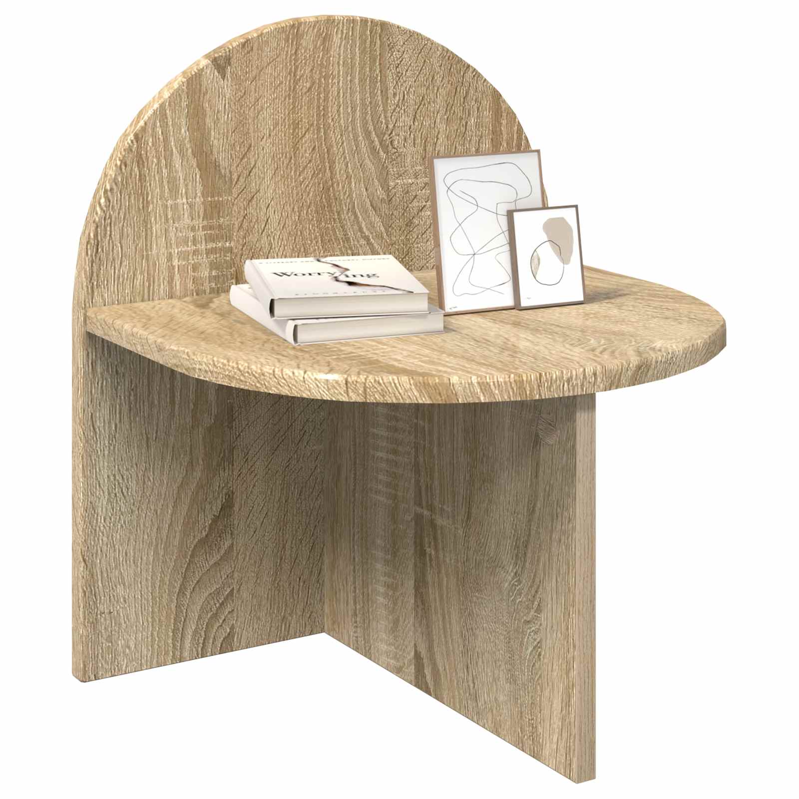 vidaXL Bedside Table 2 pcs Sonoma Oak 40 x 35.5 x 45.5 cm 3