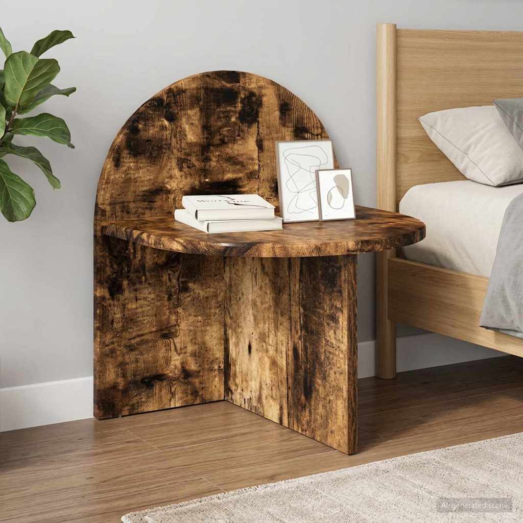 vidaXL Bedside Table 2 pcs Smoked Oak 40 x 35.5 x 45.5 cm 1