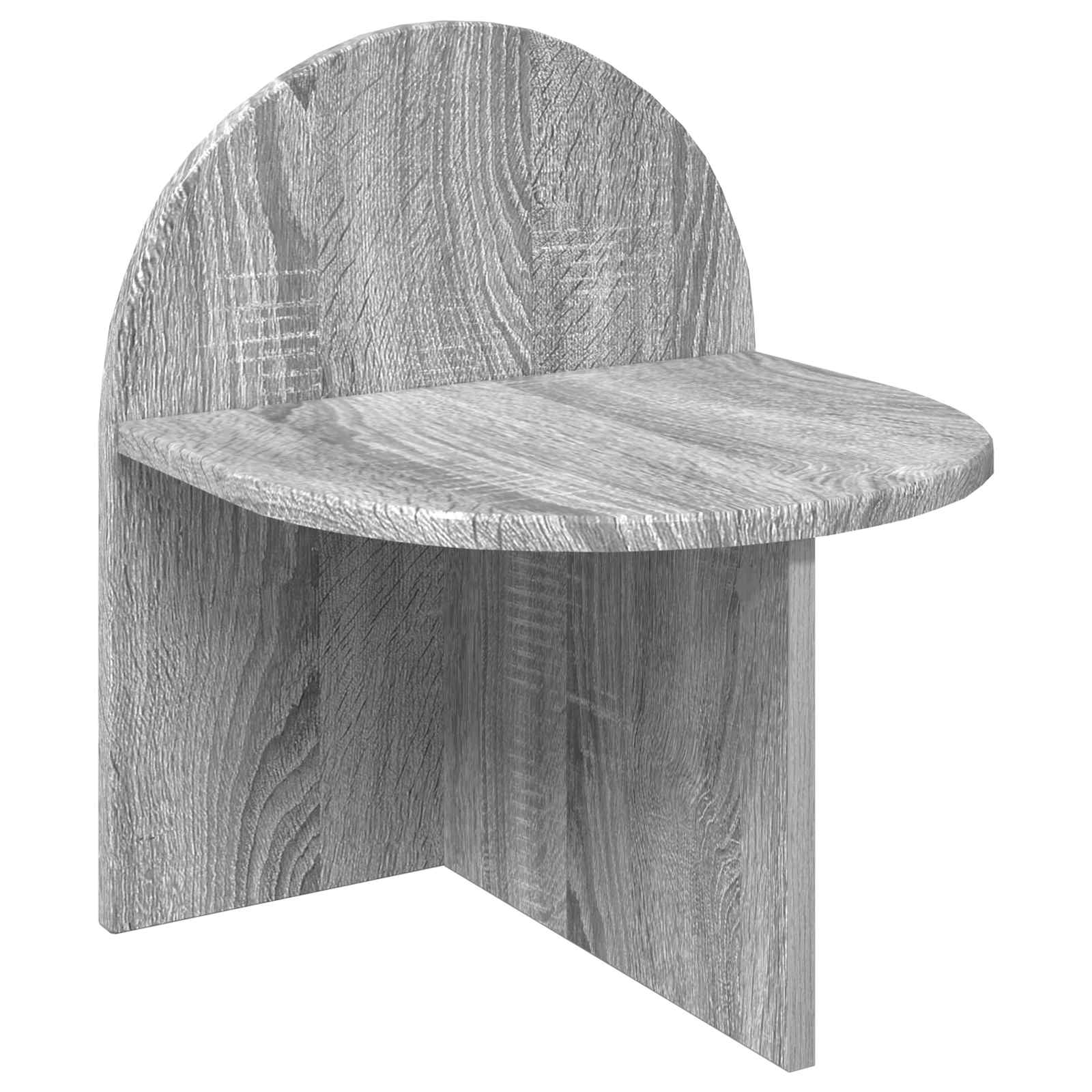 vidaXL Bedside Table 2 pcs Grey Sonoma 40 x 35.5 x 45.5 cm 5