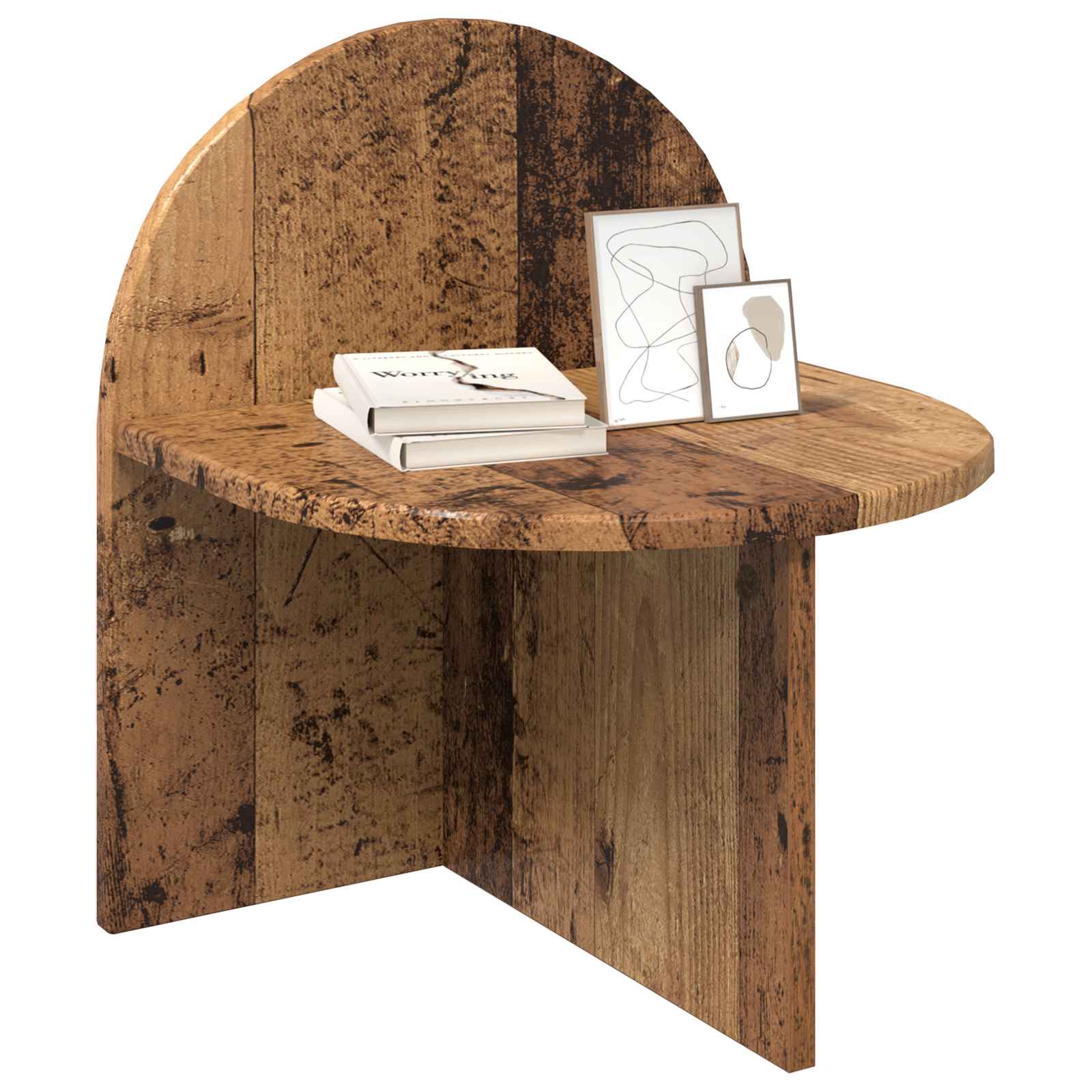 vidaXL Bedside Table 2 pcs Old Wood 40 x 35.5 x 45.5 cm 3