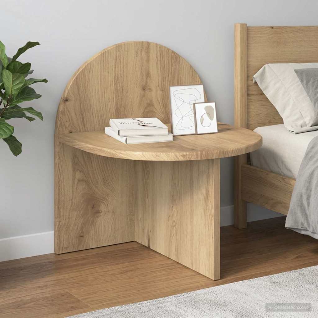 vidaXL Bedside Table 2 pcs Artisan Oak 40 x 35.5 x 45.5 cm 1