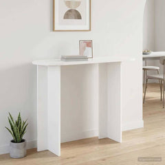 Console Table 100 x 39.5 x 75 cm Engineered Wood White