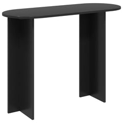 Console Table 100 x 39.5 x 75 cm Engineered Wood Black