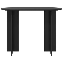 vidaXL Console Table Black Oak 100 x 39.5 x 75 cm Engineered Wood 5