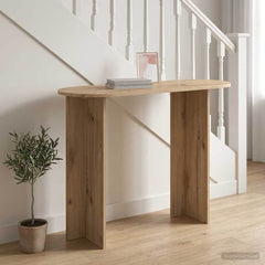 Console Table 100 x 39.5 x 75 cm Engineered Wood Artisan oak