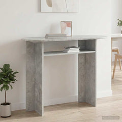 Console Table 100 x 39.5 x 75 cm Engineered Wood Concrete grey