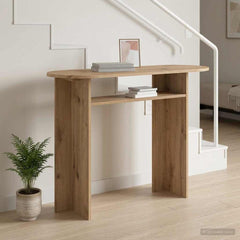 Console Table 100 x 39.5 x 75 cm Engineered Wood Artisan oak