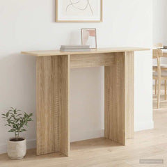 vidaXL Console Table Sonoma Oak 100 x 30 x 75 cm Engineered Wood 1