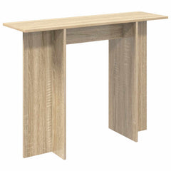 vidaXL Console Table Sonoma Oak 100 x 30 x 75 cm Engineered Wood 2