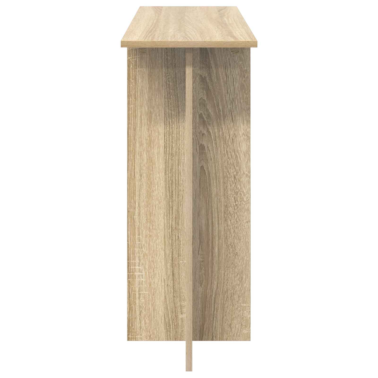 vidaXL Console Table Sonoma Oak 100 x 30 x 75 cm Engineered Wood 6