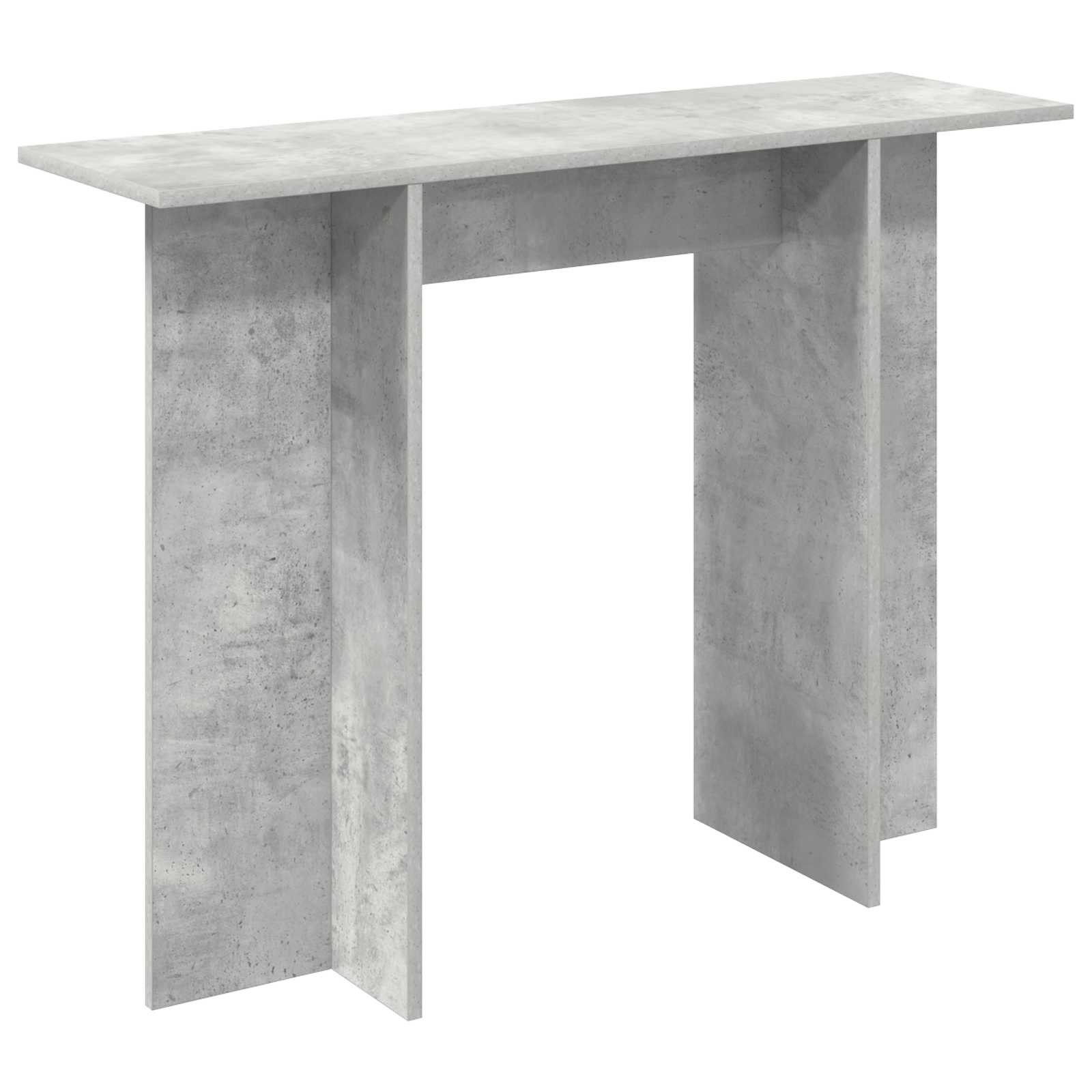 vidaXL Console Table Concrete Grey 100 x 30 x 75 cm Engineered Wood 2