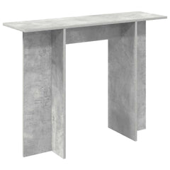 vidaXL Console Table Concrete Grey 100 x 30 x 75 cm Engineered Wood 2