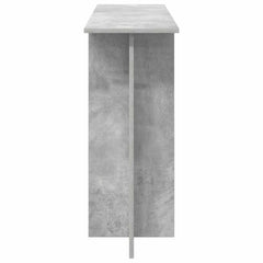 vidaXL Console Table Concrete Grey 100 x 30 x 75 cm Engineered Wood 6