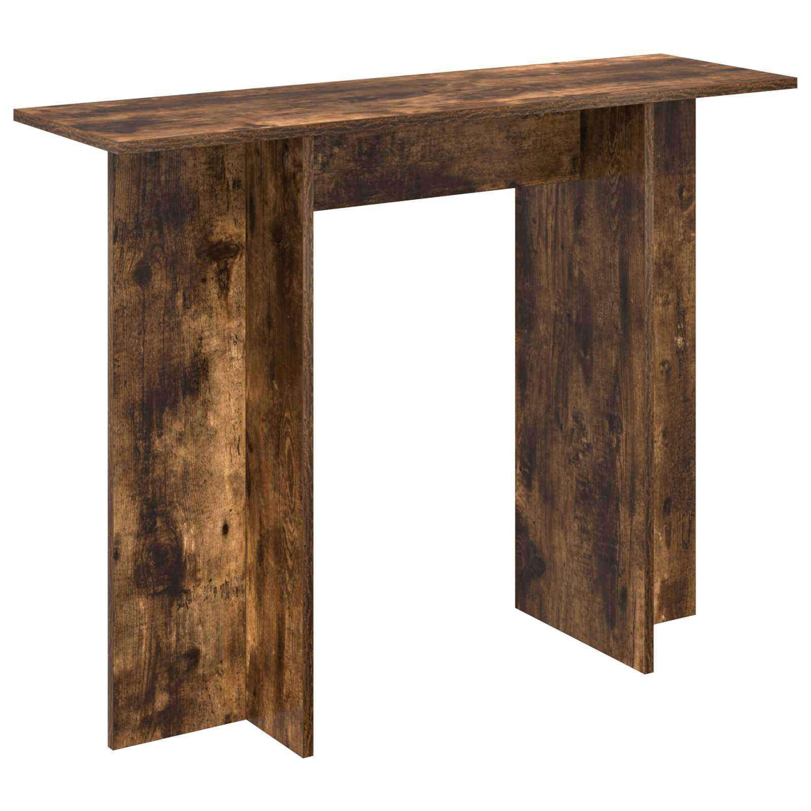 vidaXL Console Table Smoked Oak 100 x 30 x 75 cm Engineered Wood 2