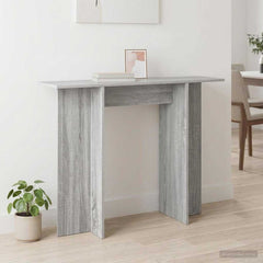 vidaXL Console Table Grey Sonoma 100 x 30 x 75 cm Engineered Wood 1