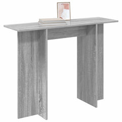 vidaXL Console Table Grey Sonoma 100 x 30 x 75 cm Engineered Wood 3