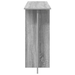 vidaXL Console Table Grey Sonoma 100 x 30 x 75 cm Engineered Wood 6