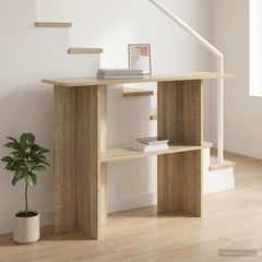 vidaXL Console Table Sonoma Oak 100 x 30 x 75 cm Engineered Wood 1