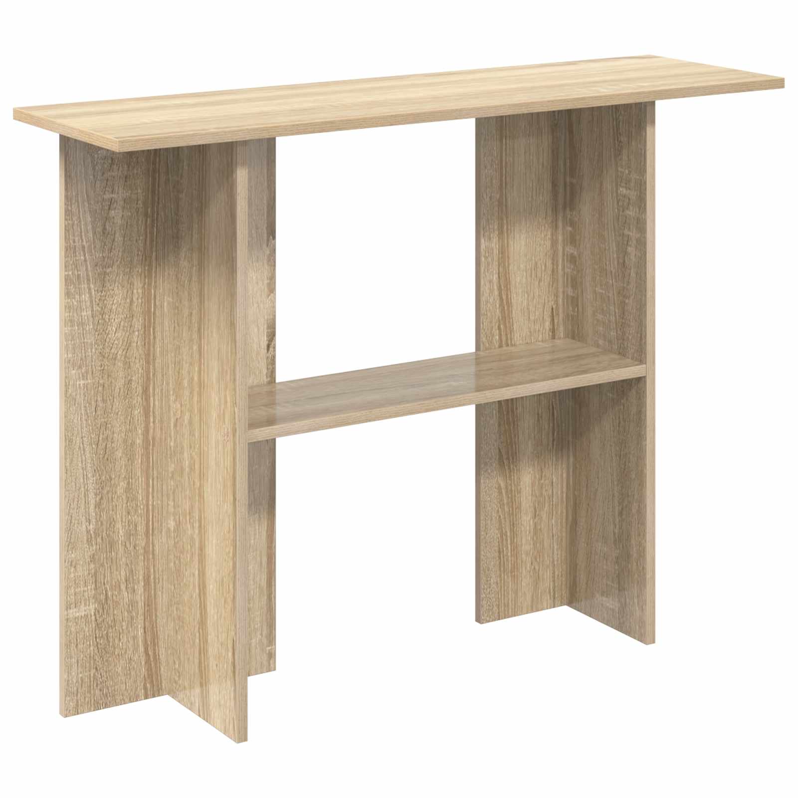 vidaXL Console Table Sonoma Oak 100 x 30 x 75 cm Engineered Wood 2
