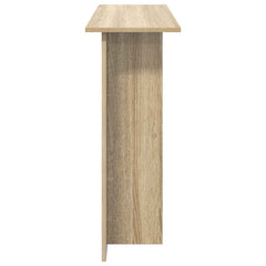 vidaXL Console Table Sonoma Oak 100 x 30 x 75 cm Engineered Wood 6