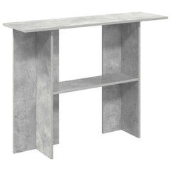 vidaXL Console Table Concrete Grey 100 x 30 x 75 cm Engineered Wood 2