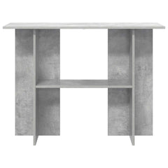vidaXL Console Table Concrete Grey 100 x 30 x 75 cm Engineered Wood 5