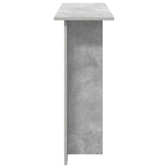 vidaXL Console Table Concrete Grey 100 x 30 x 75 cm Engineered Wood 6