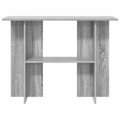 vidaXL Console Table Grey Sonoma 100 x 30 x 75 cm Engineered Wood 5