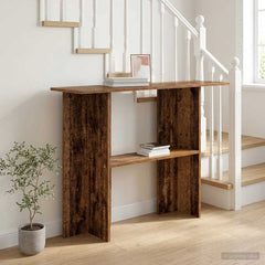 vidaXL Console Table Old Wood 100 x 30 x 75 cm Engineered Wood 1