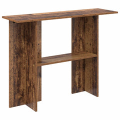 vidaXL Console Table Old Wood 100 x 30 x 75 cm Engineered Wood 2