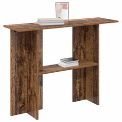 vidaXL Console Table Old Wood 100 x 30 x 75 cm Engineered Wood 3