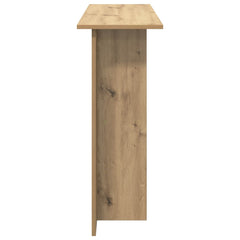 vidaXL Console Table Artisan Oak 100 x 30 x 75 cm Engineered Wood 6